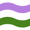 flag genderqueer Slack emoji