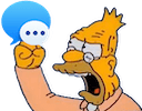 old man yells at messages Slack emoji