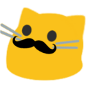 meow mustache Slack emoji