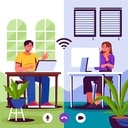 work from home remote chat Slack emoji