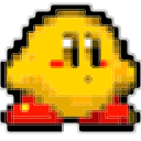 kirby yellow Slack emoji