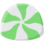 green peppermint blob Slack emoji