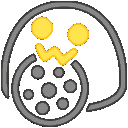 neon cookie blob Slack emoji