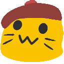 meow beret Slack emoji