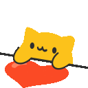 meow heart bongo Slack emoji