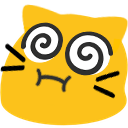meow dizzy puffy Slack emoji