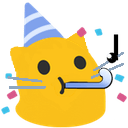 meow toot Slack emoji