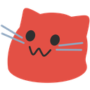 meow red Slack emoji