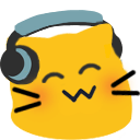 meow headphones Slack emoji