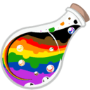 rainbow potion Slack emoji