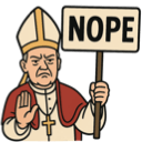 nope pope Slack emoji