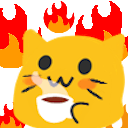 meow this is fine Slack emoji