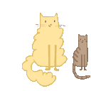 fluffy cat tail flick Slack emoji