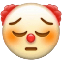 sad clown Slack emoji
