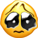 teary eyed Slack emoji