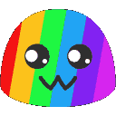 blob rainbow Slack emoji