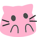 meow pink surprised Slack emoji