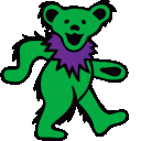grateful dead bear wave Slack emoji