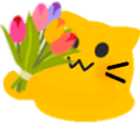 meow bouquet Slack emoji