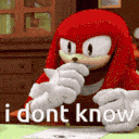 knuckles idk Slack emoji
