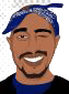 2pac wink Slack emoji
