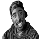 tupac smile cap Slack emoji
