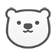 polar bear head Slack emoji