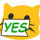 meow yes Slack emoji
