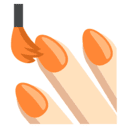 orange nails Slack emoji