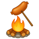 burt na ohni Slack emoji