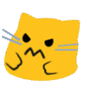 meow unhappy Slack emoji