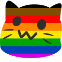 meow pride Slack emoji
