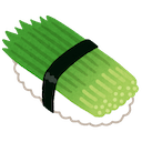 sushi green Slack emoji