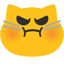 meow fluffangry Slack emoji