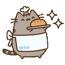 pusheen bread Slack emoji