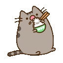 pusheen rice Slack emoji