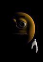 moon face peek hand Slack emoji