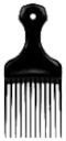 afro pick Slack emoji
