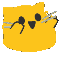 meow attentionreverse Slack emoji