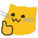 meow thumbsup Slack emoji