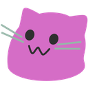 meow purple Slack emoji