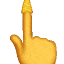 bugles no finger Slack emoji