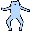 nubcat tall dance Slack emoji