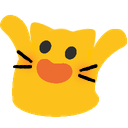 meow praise Slack emoji