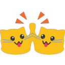 meow highfive Slack emoji