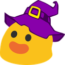 blobblackwitchhat Slack emoji