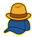 hat on a hat Slack emoji