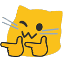 meow fingerguns Slack emoji