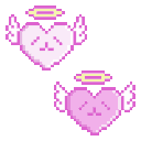 flying hearts Slack emoji