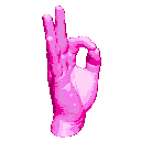 ok hand pink Slack emoji